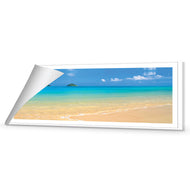 Idyllic Beach Mountains