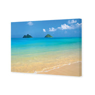 Idyllic Beach Mountains