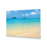 Idyllic Beach Mountains