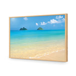 Idyllic Beach Mountains