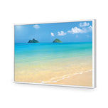 Idyllic Beach Mountains