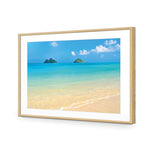 Idyllic Beach Mountains