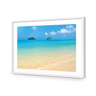 Idyllic Beach Mountains