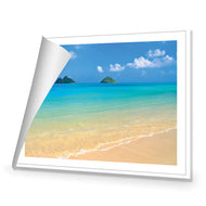 Idyllic Beach Mountains