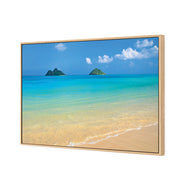 Idyllic Beach Mountains