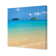 Idyllic Beach Mountains
