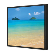 Idyllic Beach Mountains