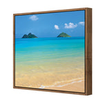 Idyllic Beach Mountains