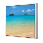 Idyllic Beach Mountains