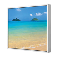 Idyllic Beach Mountains