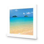 Idyllic Beach Mountains