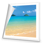 Idyllic Beach Mountains