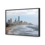 Cloudy Coastline of Surfers