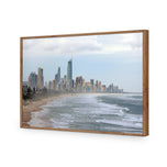 Cloudy Coastline of Surfers