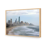 Cloudy Coastline of Surfers