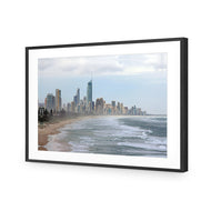 Cloudy Coastline of Surfers