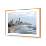 Cloudy Coastline of Surfers