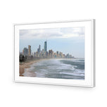 Cloudy Coastline of Surfers