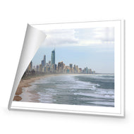 Cloudy Coastline of Surfers