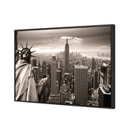 Liberty over Manhattan