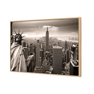 Liberty over Manhattan