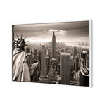 Liberty over Manhattan