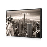 Liberty over Manhattan