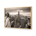 Liberty over Manhattan