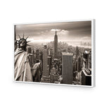 Liberty over Manhattan