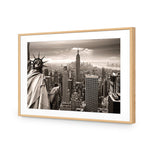 Liberty over Manhattan