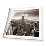 Liberty over Manhattan