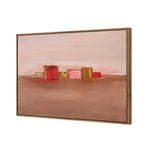 Pink Pastel Abstract Landscape