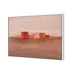 Pink Pastel Abstract Landscape