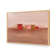 Pink Pastel Abstract Landscape