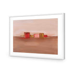 Pink Pastel Abstract Landscape