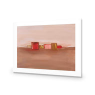 Pink Pastel Abstract Landscape