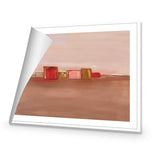 Pink Pastel Abstract Landscape