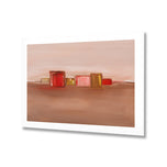 Pink Pastel Abstract Landscape