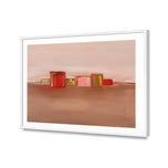 Pink Pastel Abstract Landscape