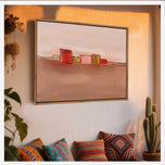 Pink Pastel Abstract Landscape