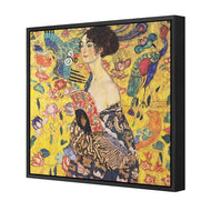 Lady with Fan By Gustav Klimt