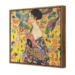 Lady with Fan By Gustav Klimt