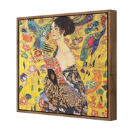 Lady with Fan By Gustav Klimt