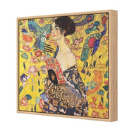 Lady with Fan By Gustav Klimt