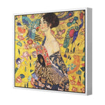 Lady with Fan By Gustav Klimt