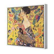 Lady with Fan By Gustav Klimt