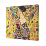 Lady with Fan By Gustav Klimt