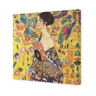 Lady with Fan By Gustav Klimt
