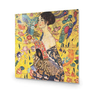 Lady with Fan By Gustav Klimt