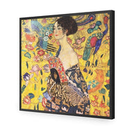 Lady with Fan By Gustav Klimt